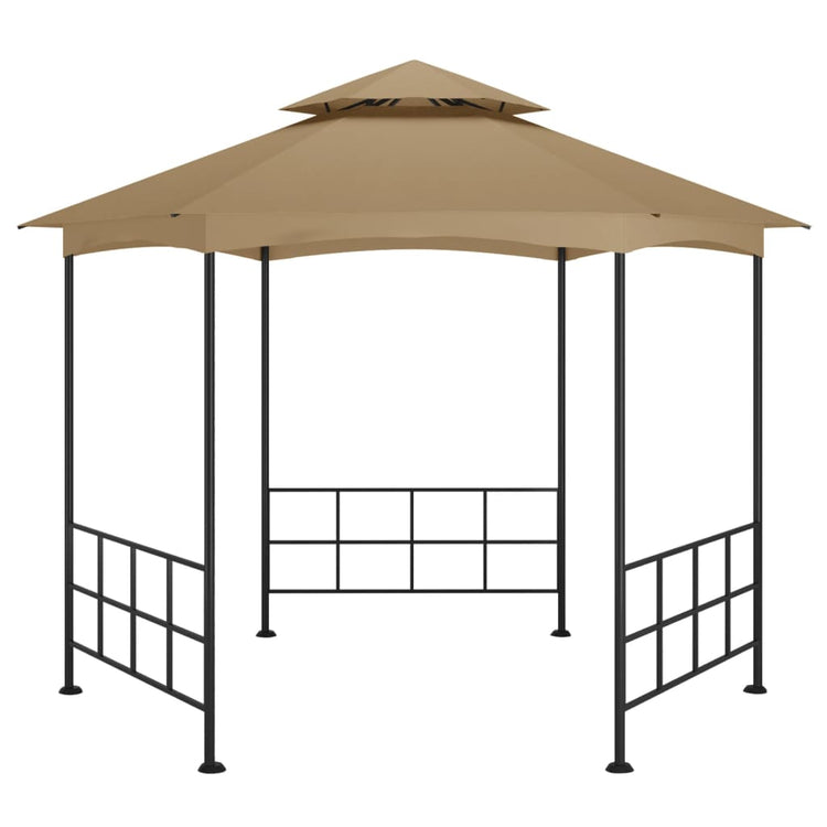 Tonnelle Vidaxx avec parois latérales 3,1x2,7 m taupe