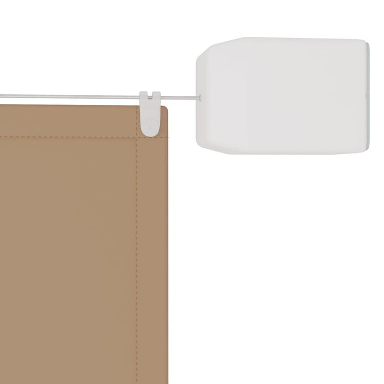 Vidaxl Luifel Vertical 60x270 cm Oxford tissu taupe