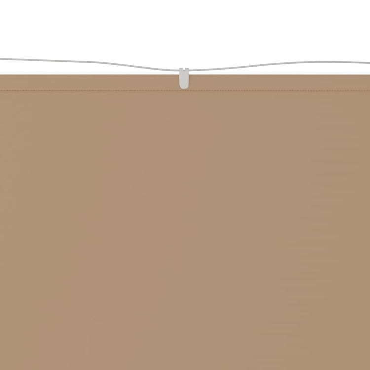 Vidaxl Luifel Vertical 100x360 cm Oxford tissu taupe