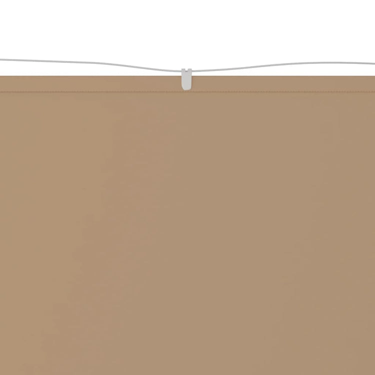 Vidaxl luifel vertical 180x360 cm oxford tissu taupe