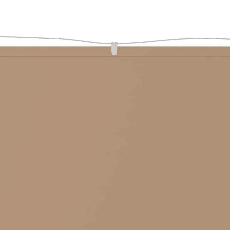 Vidaxl luifel vertical 180x1000 cm oxford tissu taupe