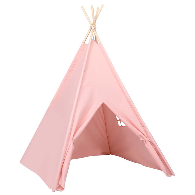 VidaXL tente tipi pour enfants avec sac 120x120x150 cm peau de pêche rose
