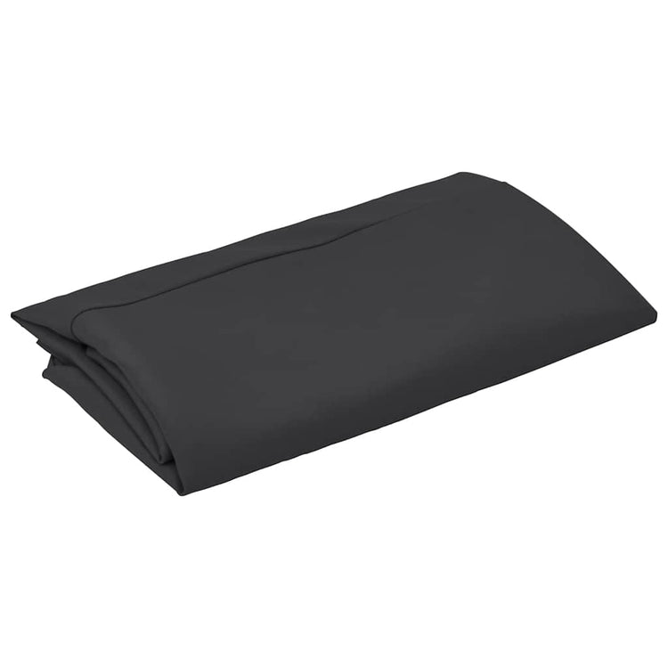Tissu de remplacement Vidaxl pour parasol flottant 350 cm noir