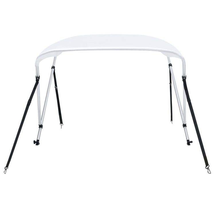 Vidaxl biminitop 2-bows 180x150x110 cm blanc