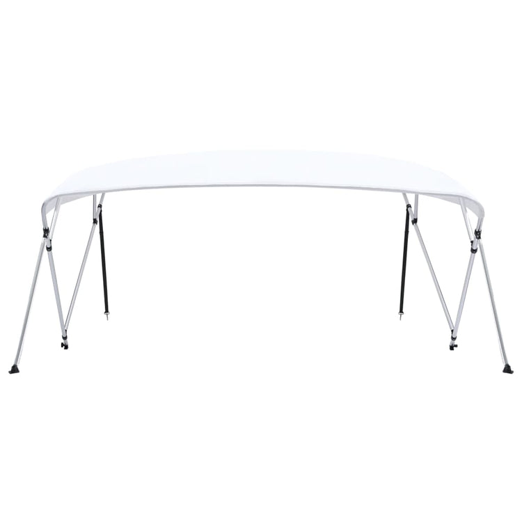 Vidaxl Biminitop 4-Boogs 243x (230-244) x137 cm blanc