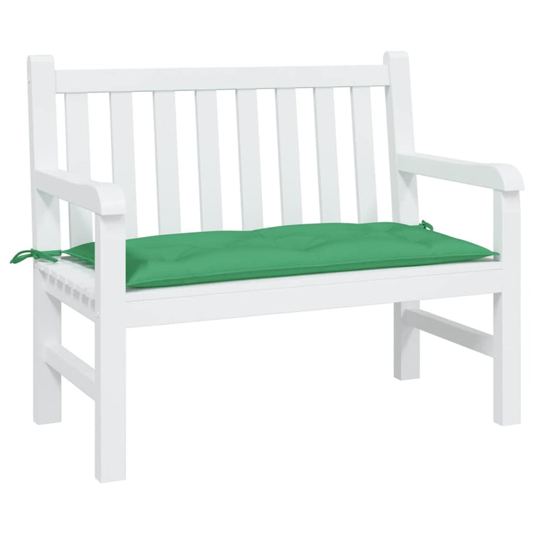 Vidaxl jardin banc coussin 100x50x7 cm oxford tissu vert