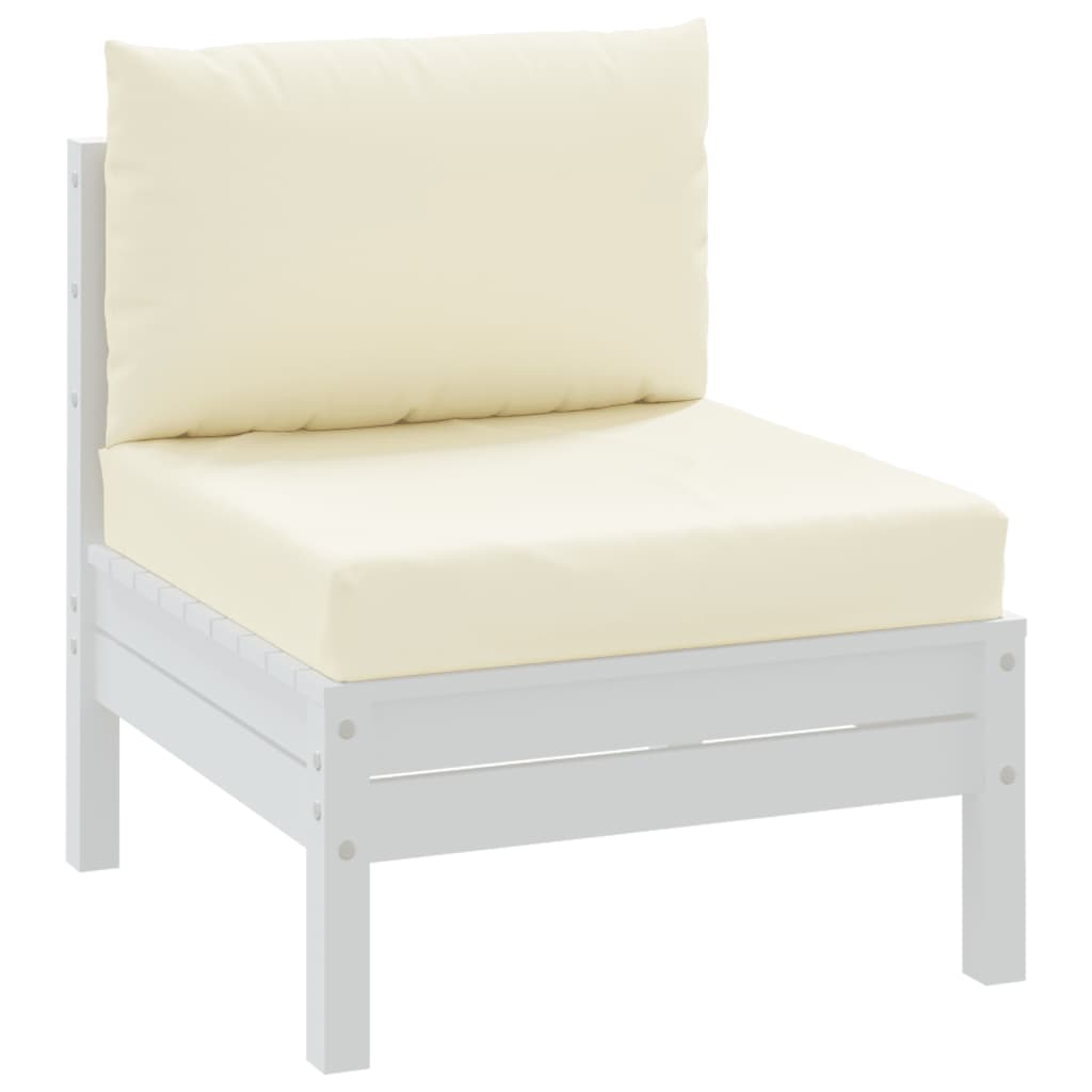 Vidaxl Pallet Cushions 2 St Oxford Fabric Crèmewit