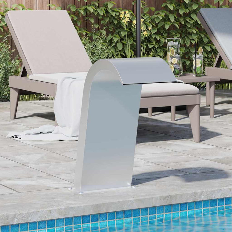 Fontaine de piscine Vidaxl 50x30x60 cm en acier inoxydable 304