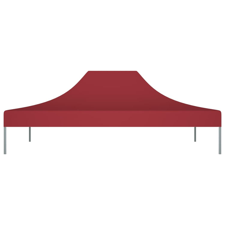Vidaxl Party Tent Roof 270 g m² 4,5x3 m Bordeaux rouge