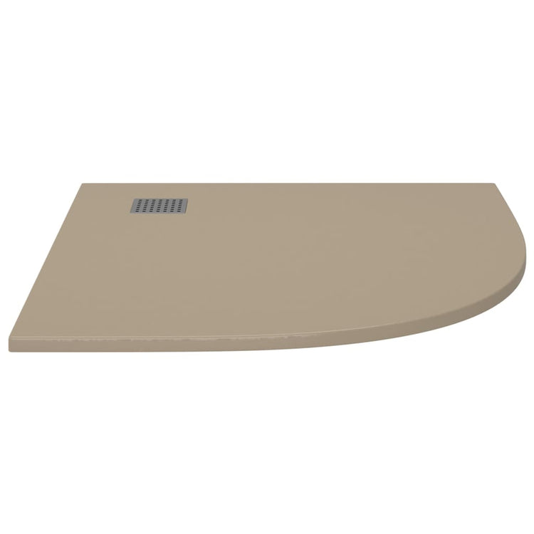 Bac de douche Vidaxl 90x90 cm SMC marron