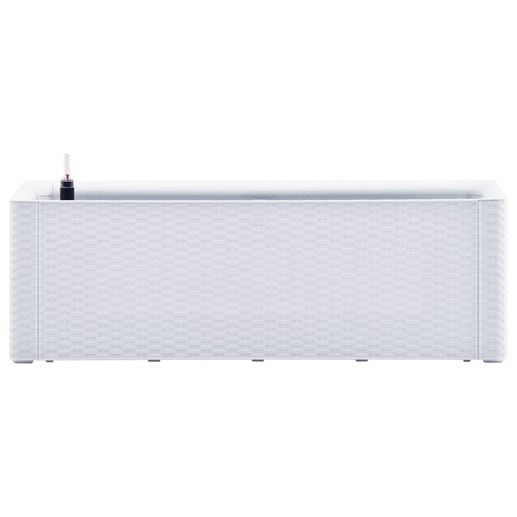 Vidaxl Planter High avec système auto-employé 100x43x33 cm blanc
