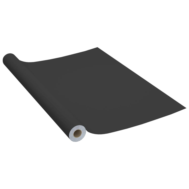 Vidaxl Meubles Huiles auto-adhésives 2 ST 500x90 cm PVC noir