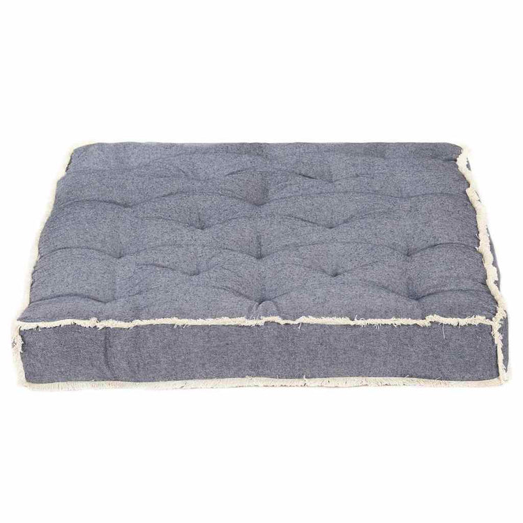 Vidaxl Bank Cushion Pallet 120x80x10 cm bleu