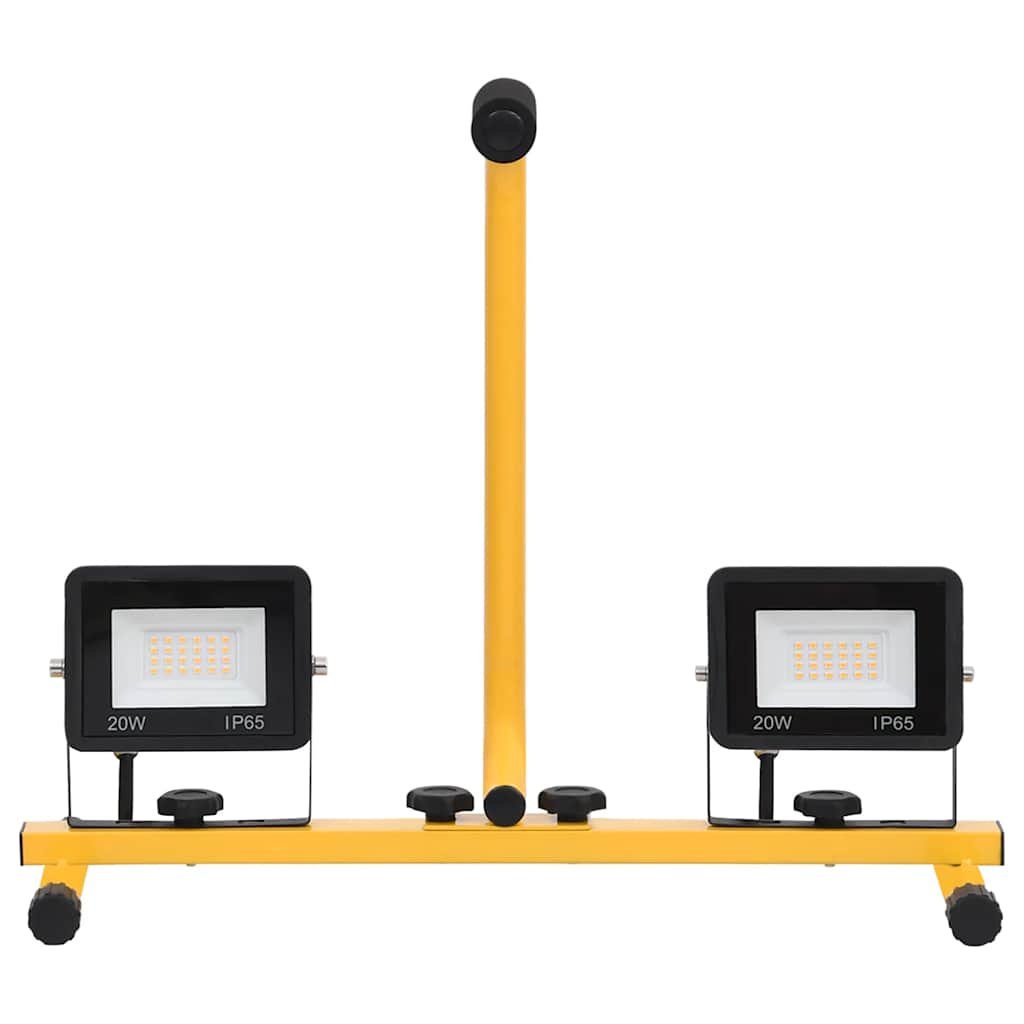 Vidaxl Spotlight avec poignée LED 2x20 W blanc froid