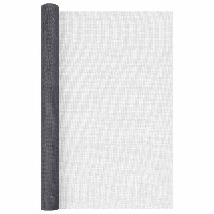 Vidaxl Mesh 80x1000 cm Grey à fibre optique