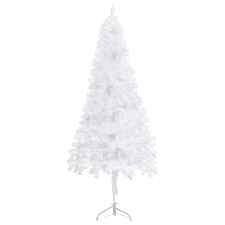 Vidaxl kunstkerstboom coin 210 cm pvc blanc