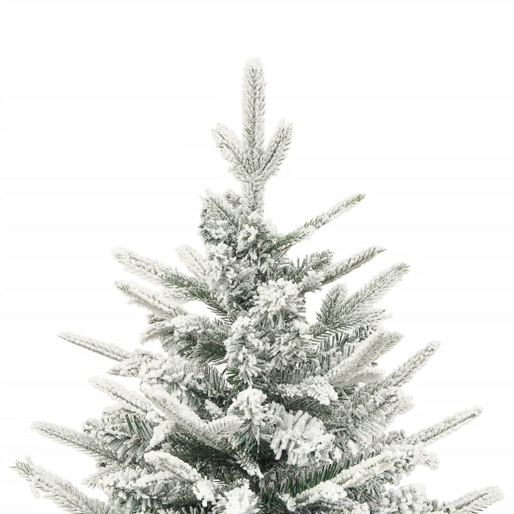 Vidaxl kunstkerstboom avec neige 120 cm en PVC et vert PE