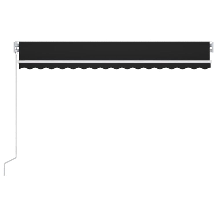 Vidaxl Luifel étend manuellement 400x350 cm anthracite -colored