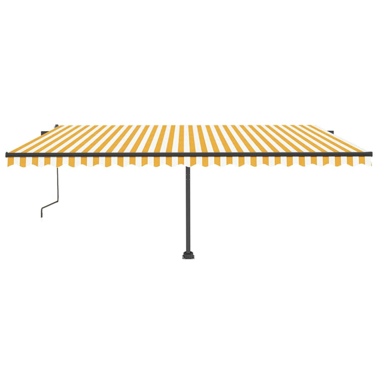 Vidaxl Laifel GRATUITE - Automatique 500x350 cm jaune et blanc