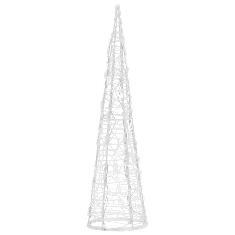 Vidaxl Cone léger LED décoratif blanc froid blanc 60 cm acrylique