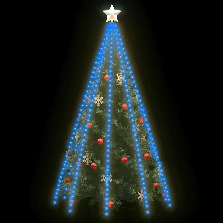 Éclairage d'arbre de Noël Vidaxl avec 400 LEDS BLUE NET 400 cm