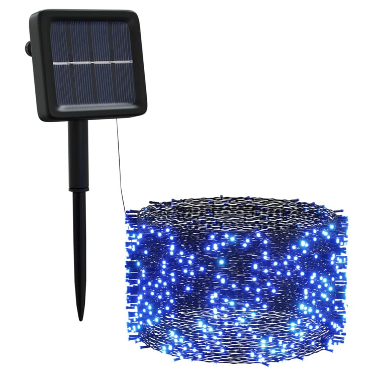 Vidaxl 5 ST Light Sling avec 200 LEDS Solar Binnen Buiten Blauw
