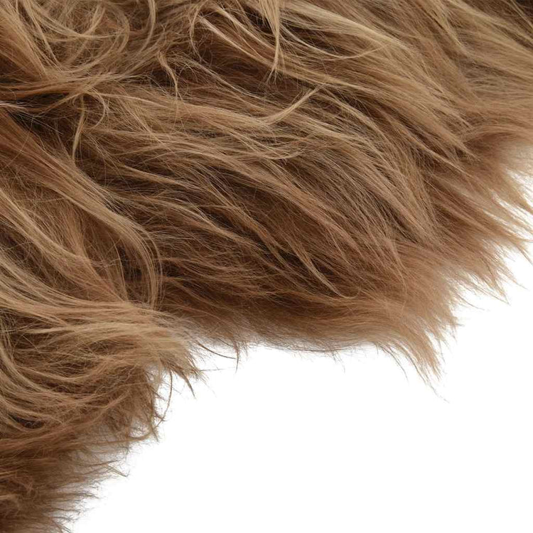 Couverture de chaise Vidaxl Icelander Sheepskin 70x110 cm brun