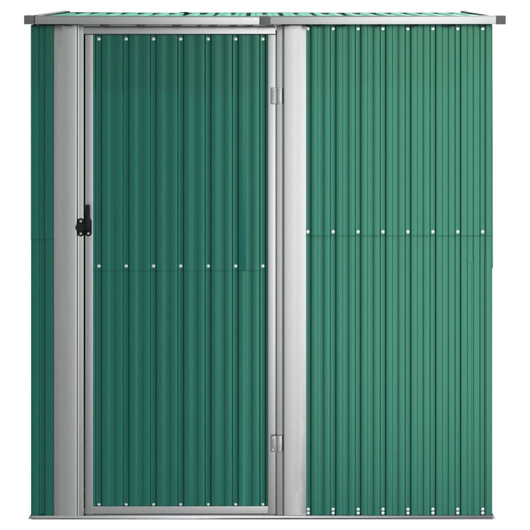 Vidaxl jardin hangar 180.5x97x209.5 cm Galvanisé en acier vert