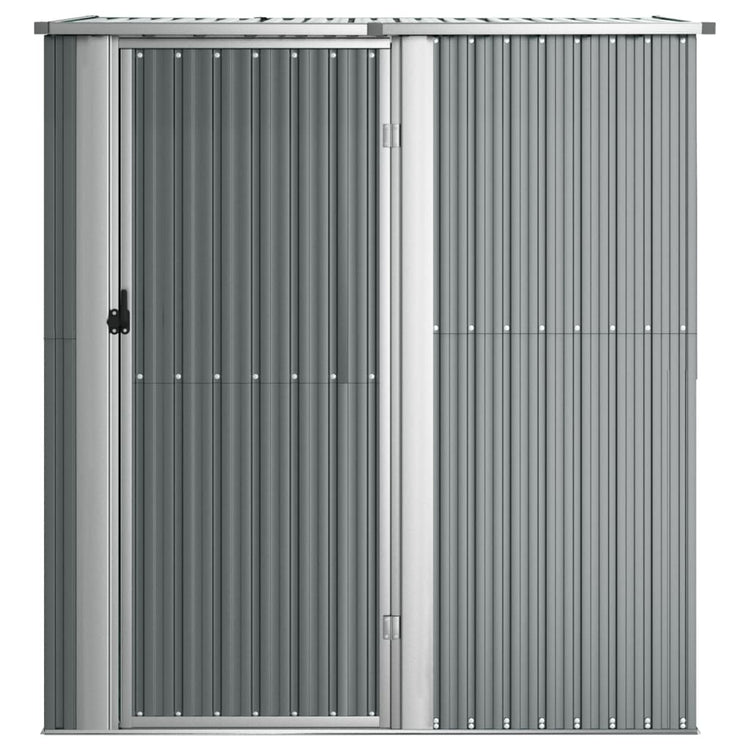SHED JARDINE VIDAXL 180.5X97X209.5 cm Gray en acier galvanisé