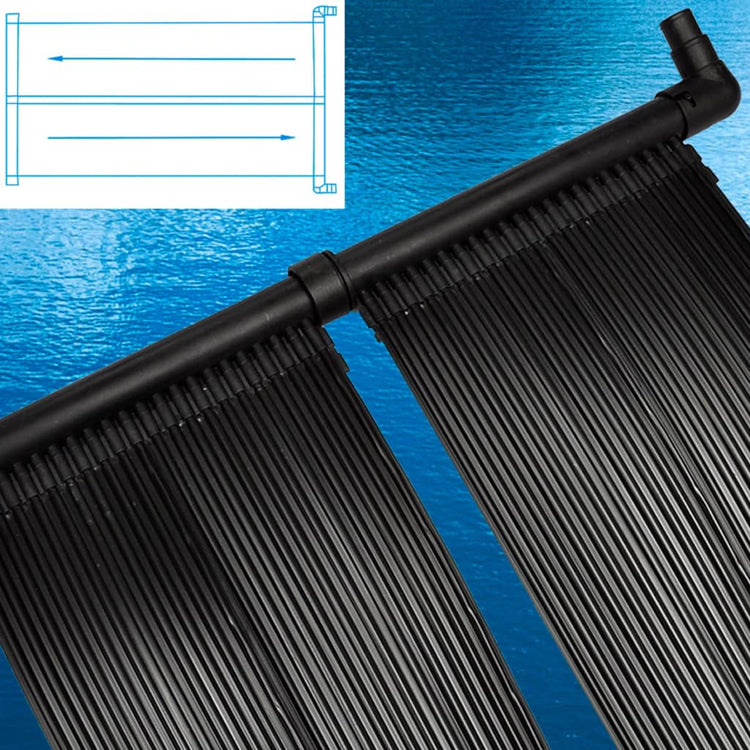 Panneaux de chauffage solaire Vidaxl pour piscine 4 ST 80x620 cm