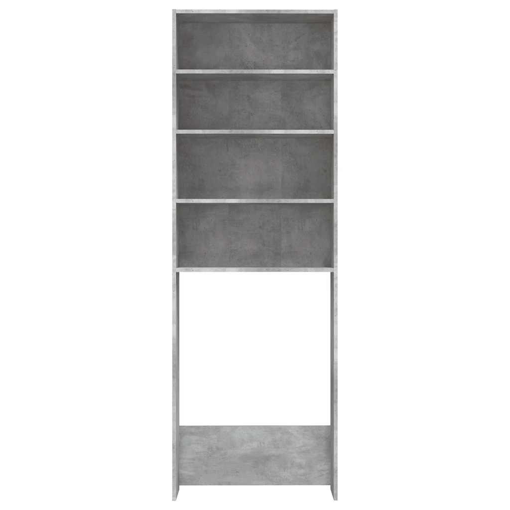 Vidaxx meuble lave-linge 64x24x190 cm gris béton