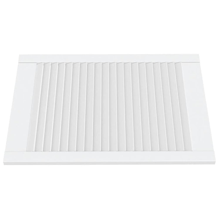 Portes d'armoires Vidaxl avec des lattes 4 pcs 69x49.4 cm Pine solide blanc