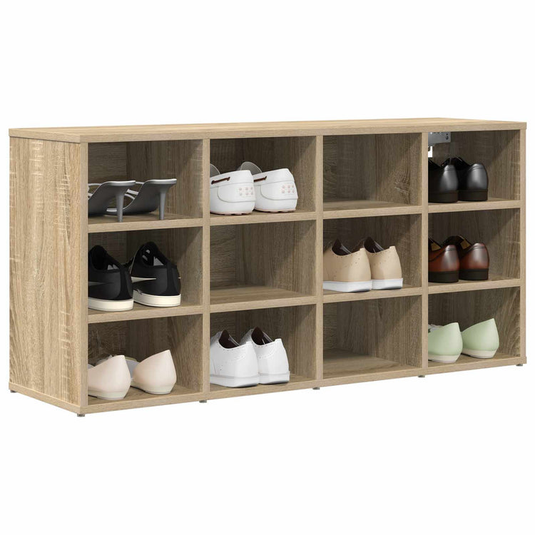Vidaxl armoire à chaussures chêne sonoma 103 x 30 x 51 cm bois d'ingénierie
