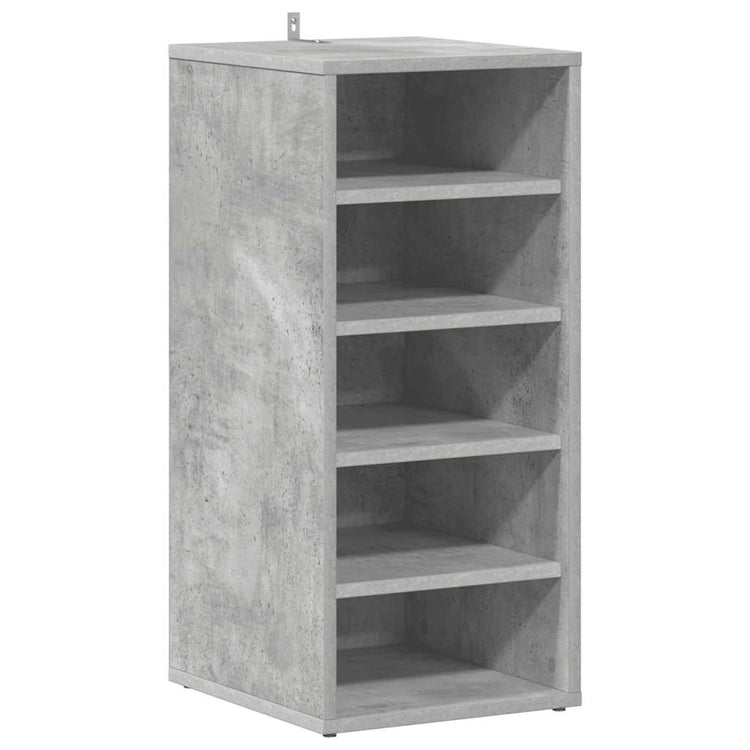 Armoires à chaussures Vidaxl 2 PC 31.5x35x70 cm Prix de béton en bois transformé