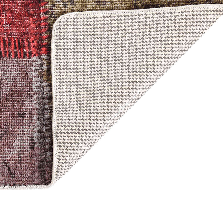 Vidaxl tapis lavable Anti slip patchwork 160x230 cm multicolore