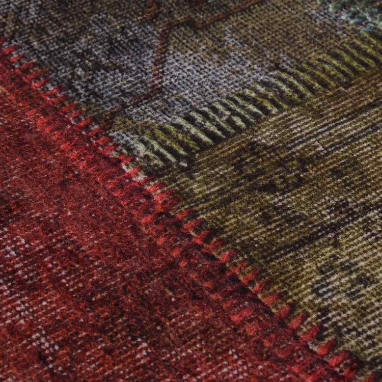Patchwork antidérapant lavable vidaxl