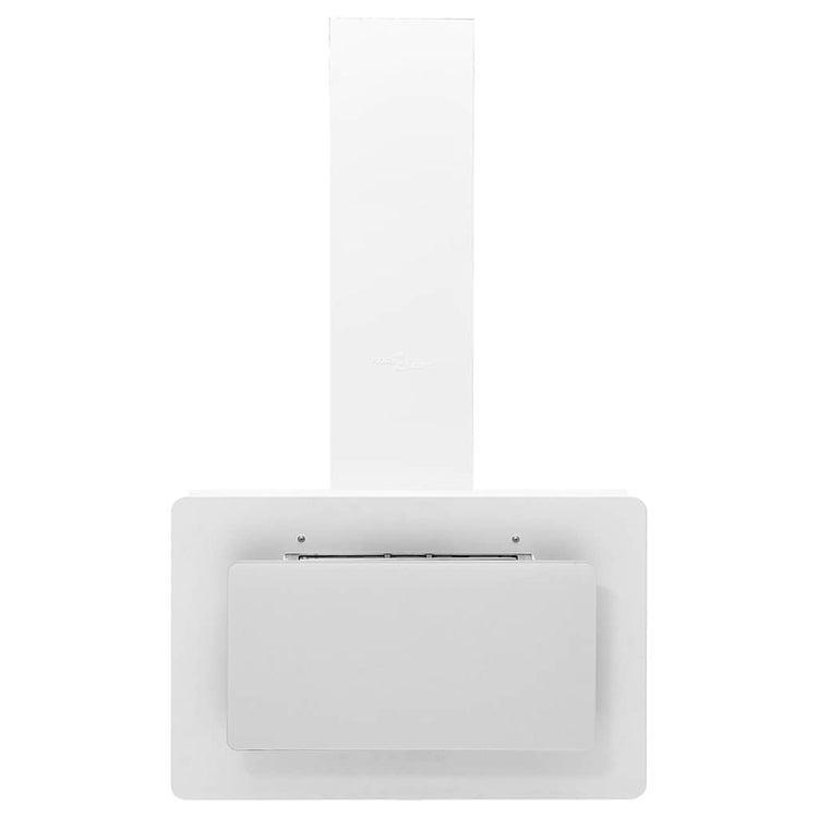 Capeur d'extracteur de paroi Vidaxl 60 cm en acier inoxydable et blanc durci blanc