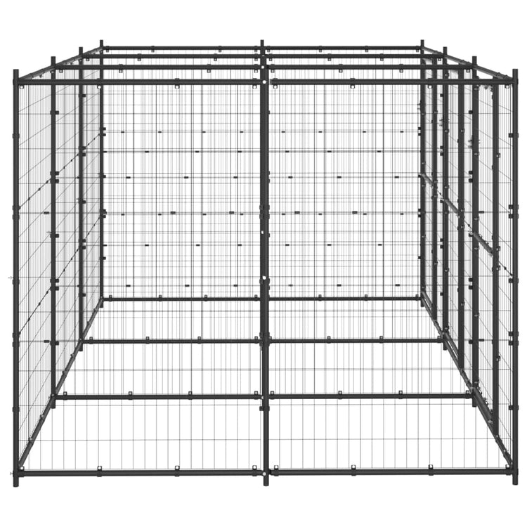 Vidaxl Dog Kennel 7,26 m² Steel