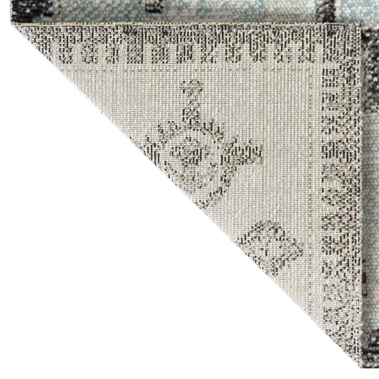 Vidaxl RAGNER À l'extérieur Flat tissé 80x250 cm vert et gris
