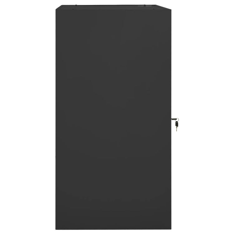 Vidaxl Saddle Cabinet 53x53x105 cm Anthracite en acier -colore