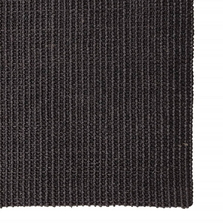 Vidaxl RAG 80x200 cm Natural Sisal noir