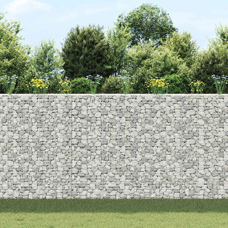 Vidaxl schanskorf jardinières 3 STÉE STÉRÉE 30x30x200 cm fer