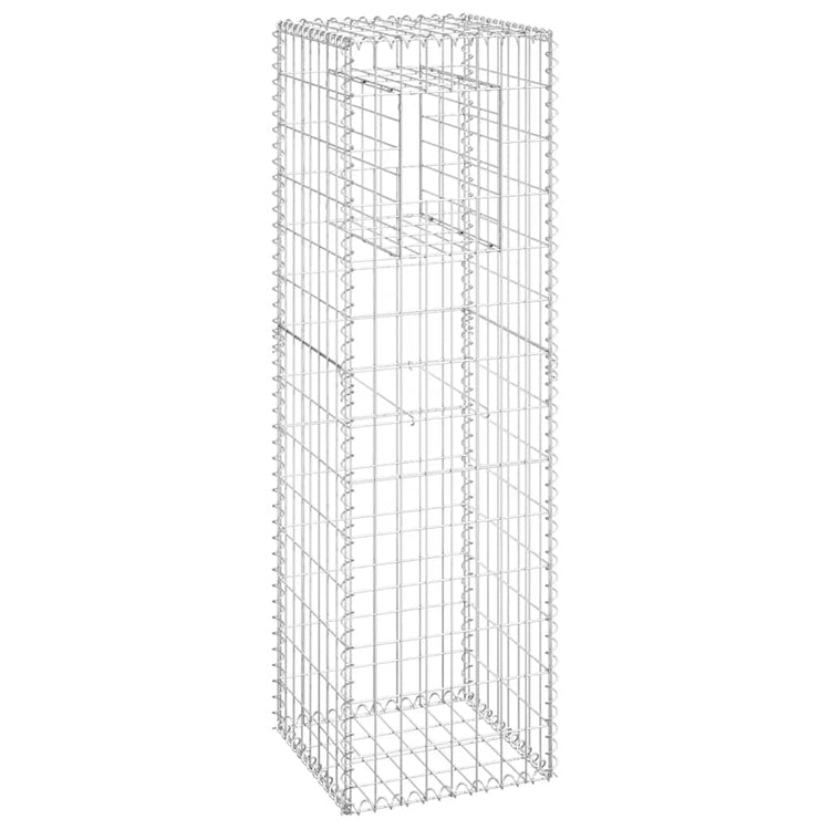 Vidaxl Schanskorf Publies 2 PCS 40x40x140 cm fer