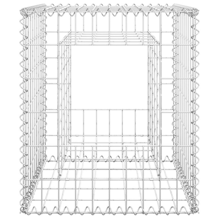 Vidaxl schanskorf paal 50x50x60 cm fer