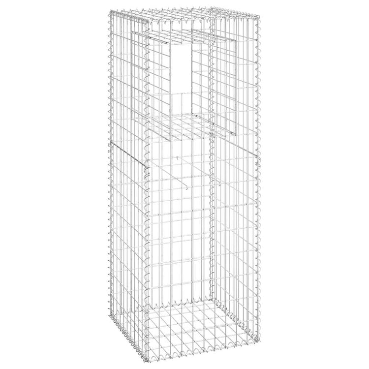 Vidaxl Schanskorf Publies 2 PCS 50x50x140 cm fer