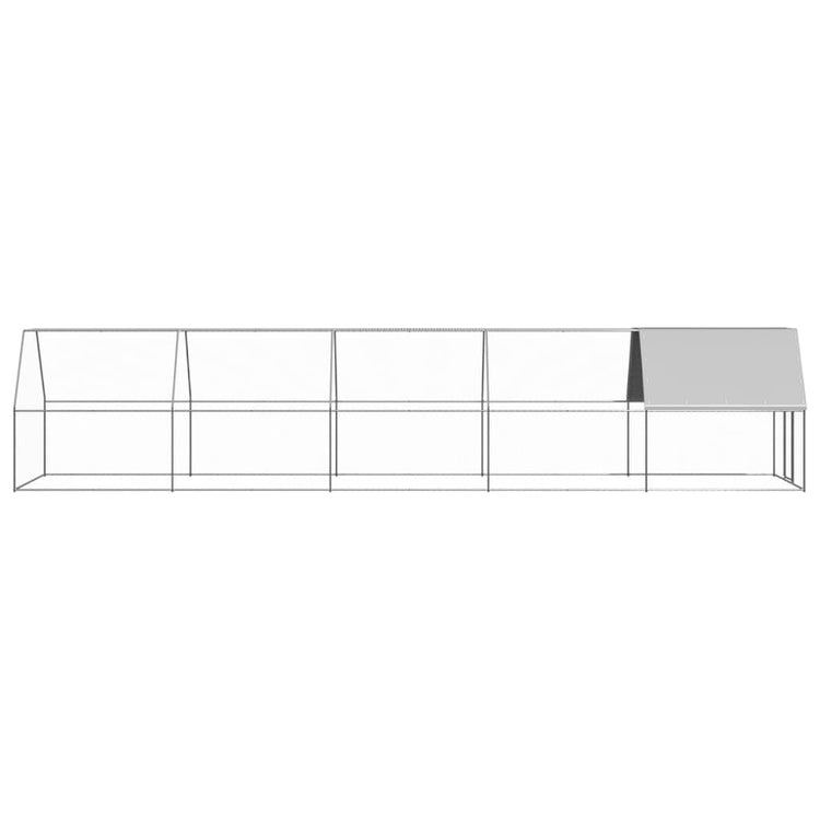 Vidaxl Chicken Coop 2x10x2 M