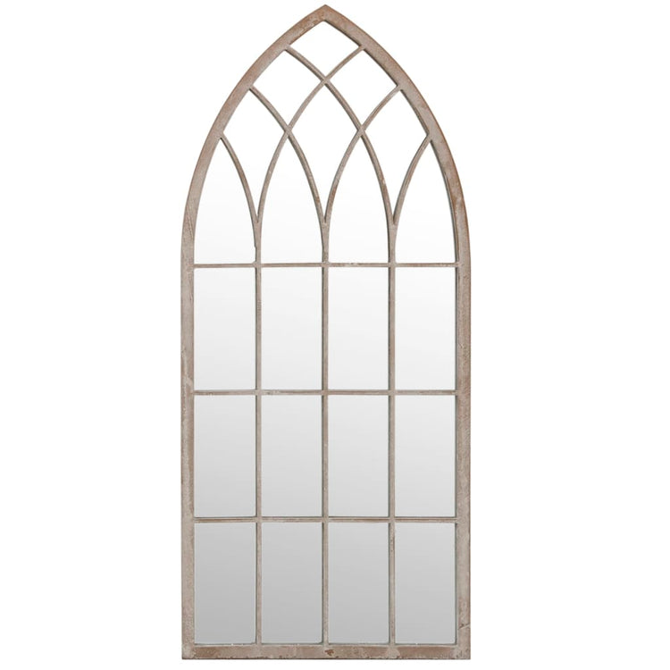 Vidaxl Garden Mirror 70x30 cm Sable de fer -colore