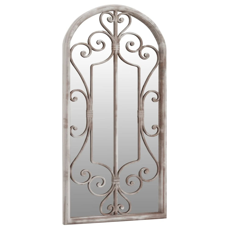Vidaxl Garden Mirror 70x30 cm Sable de fer -colore