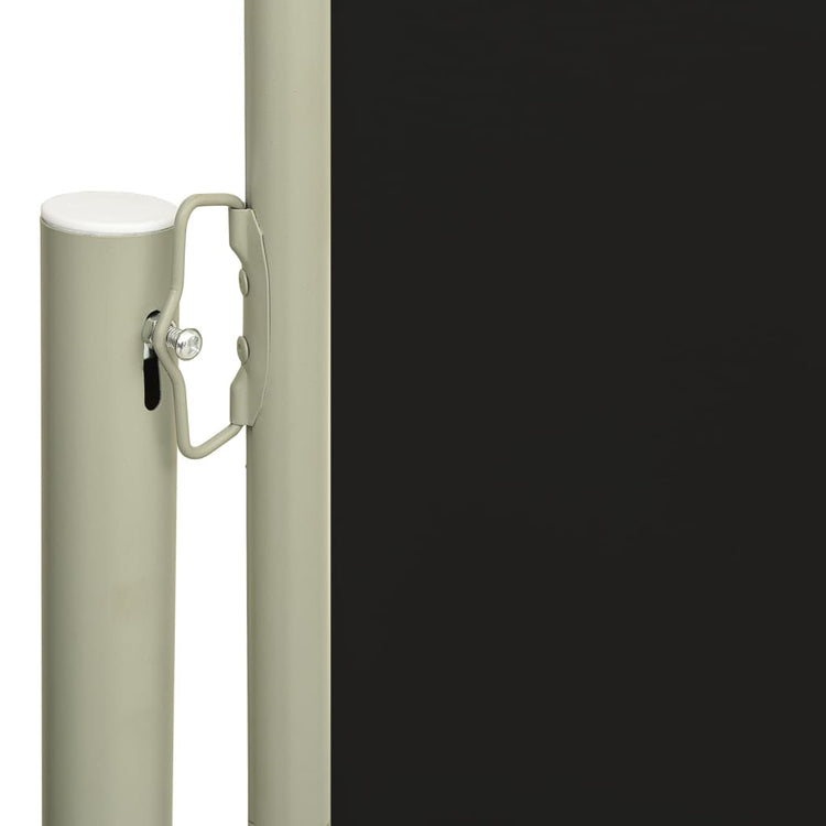 Écran de jardin vidaxl extensible 140x300 cm noir