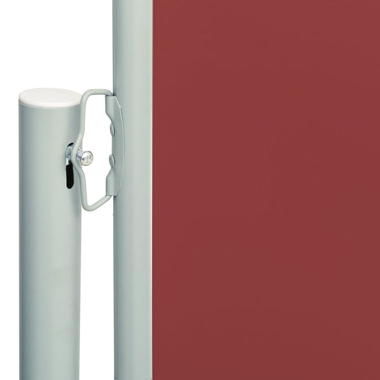 Pare-brise Vidaxl extensible 117x300 cm rouge